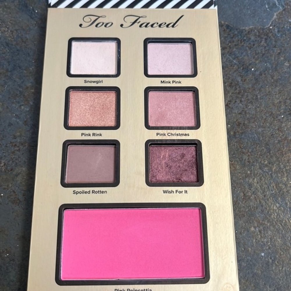 BOGO FREE ALL ITEMS! Too Faced I believe in Pink eyeshadow and blush palette.